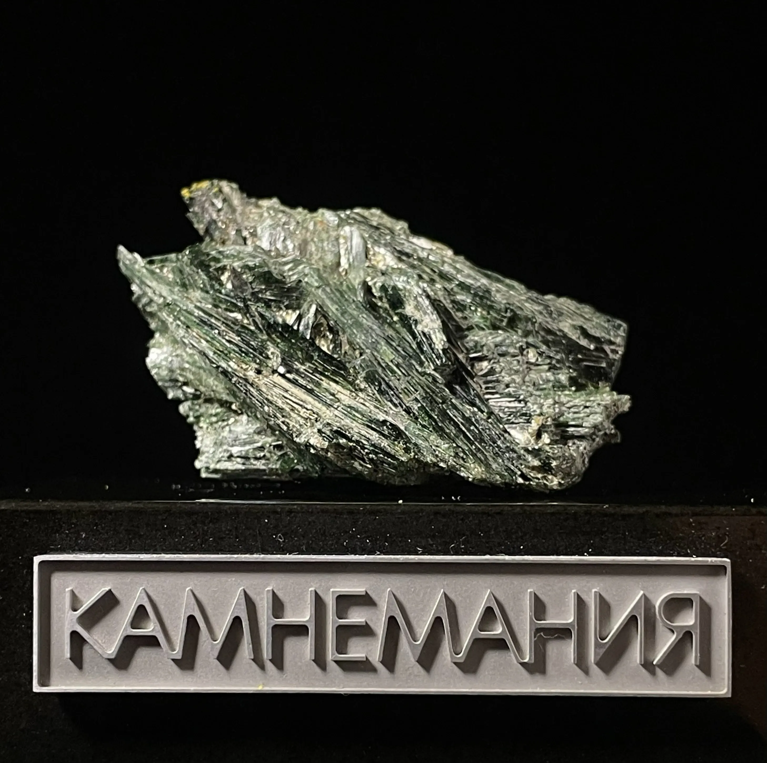 Образец актинолита